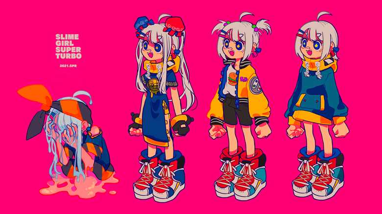 original, girl, creation, sneakers, street, China dress, slime girl, varsity jacket, hoodie, fashion