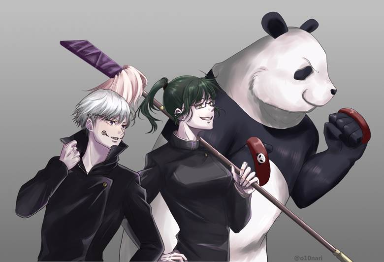 Jujutsu Kaisen, 狗卷棘, 禅院真希, Panda (Jujutsu Kaisen), 咒术回战100收藏