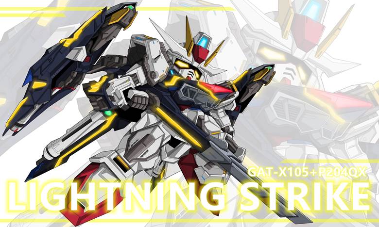 lightningstrike星尘陨落max的高达插画图片