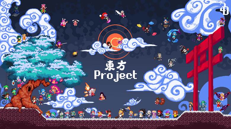 点阵图, 东方, 东方Project, 女孩子, 露米娅, 帕秋莉·诺蕾姬, 古明地恋, 琪露诺
