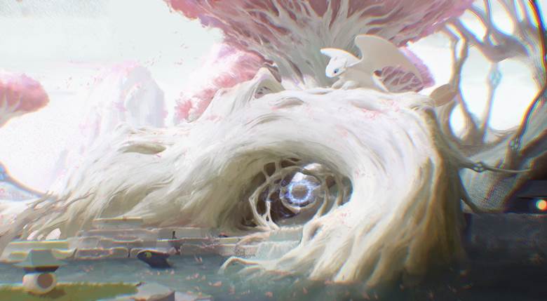 impasto, scenery, drawing on board