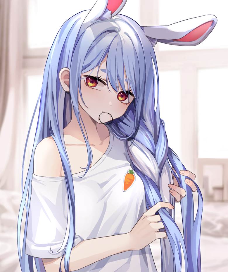 Hololive, Usada Pekora, virtual YouTuber, bunny ears, Pekora Usada fanart, Virtual YouTuber 5000+ bookmarks, pretty