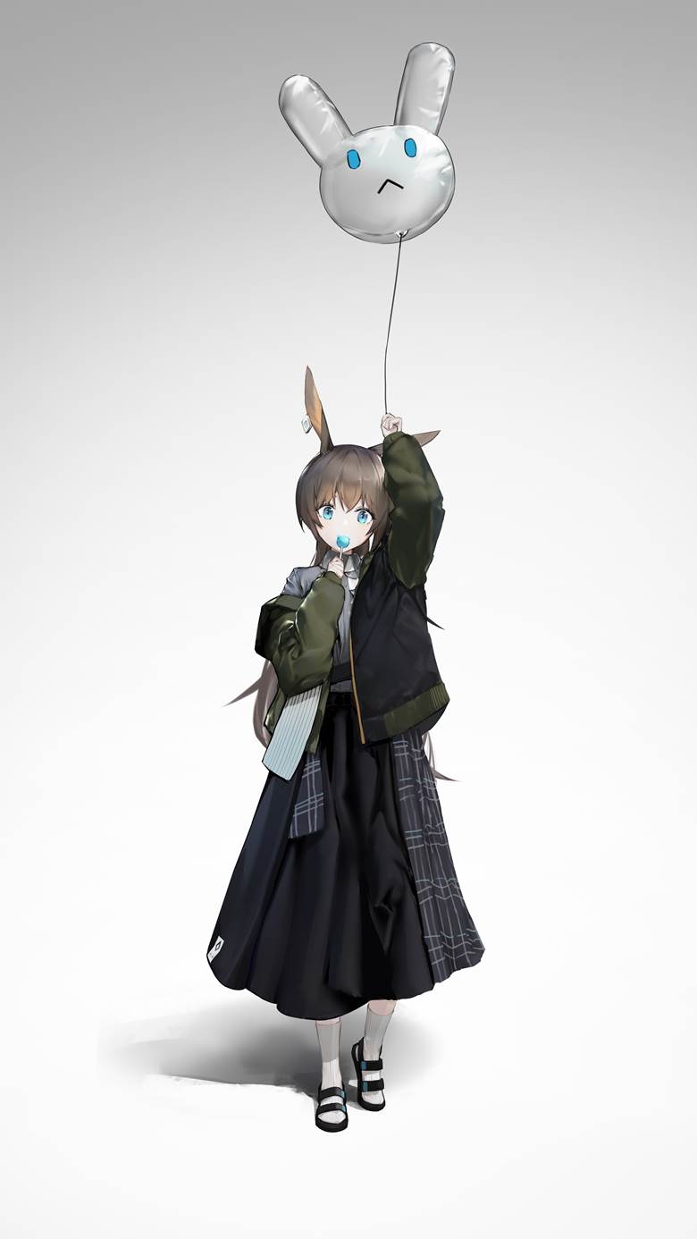 girl, Arknights, Arknights, Amiya (Arknights), Amiya, balloon