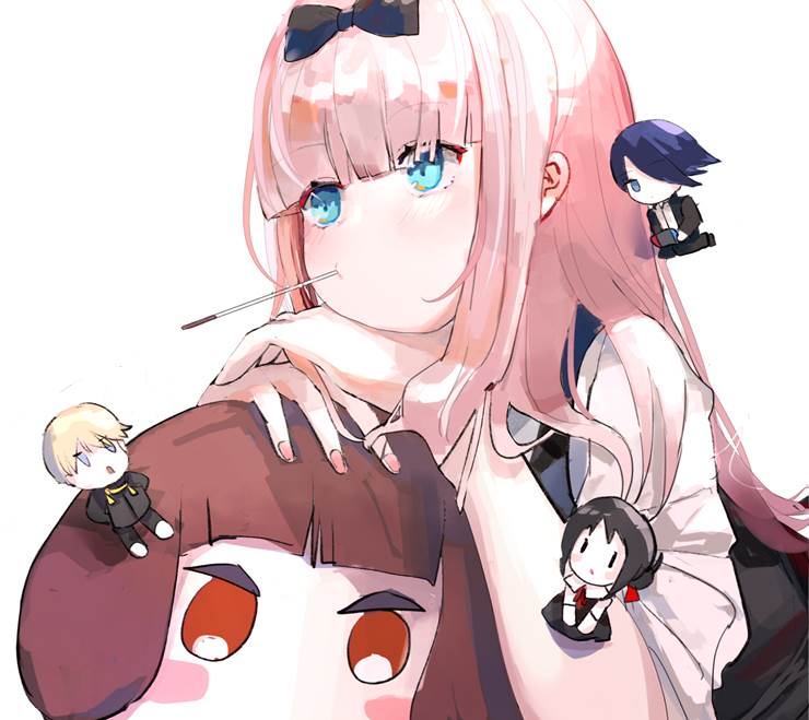 Chika Fujiwara, 辉夜大小姐想让我告白~天才们的恋爱头脑战~, Miko Iino, Miyuki Shirogane, 四宫辉夜, Yu Ishigami