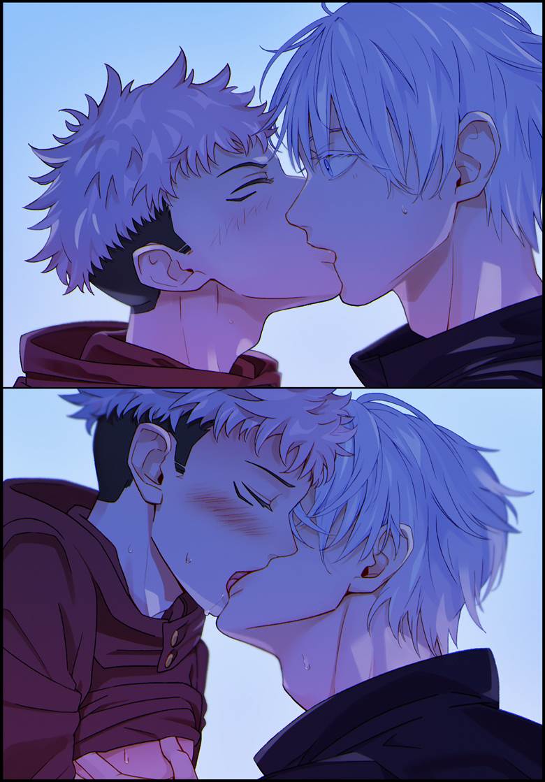 Jujutsu Kaisen, Jujutsu Kaisen yaoi, Gojo/Yuji, yaoi, Jujutsu Kaisen BL 500+ bookmarks