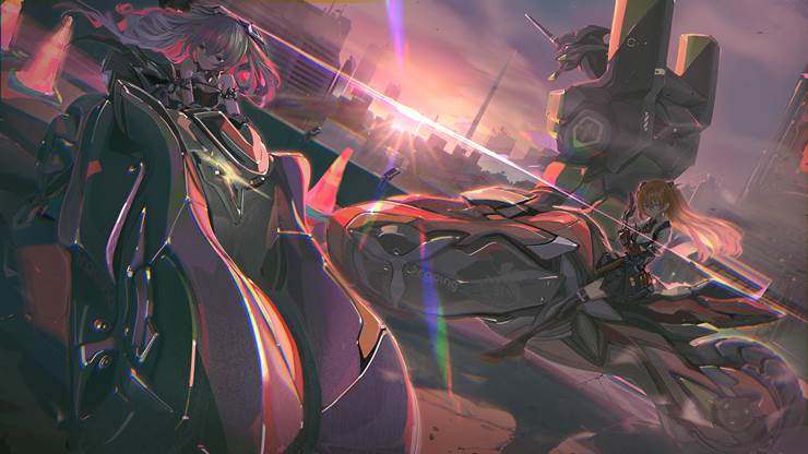 崩坏3rd×エヴァ|AF_KURO的新世纪福音战士插画图片