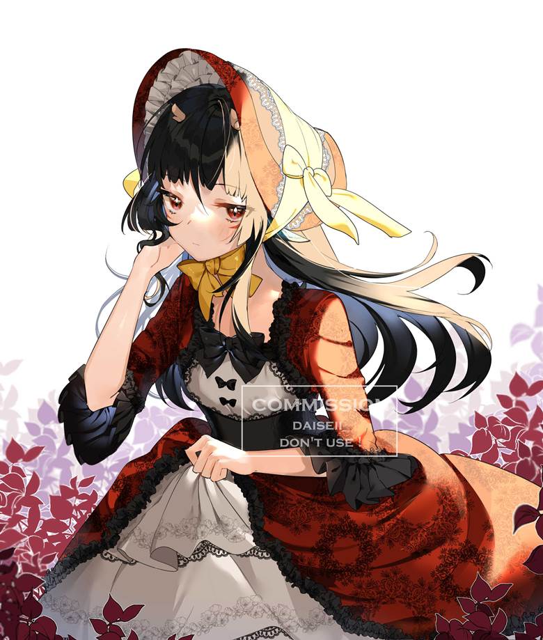 裙子, 女孩子, bonnet, 连衣裙, 洛丽塔, Rococo, 原创