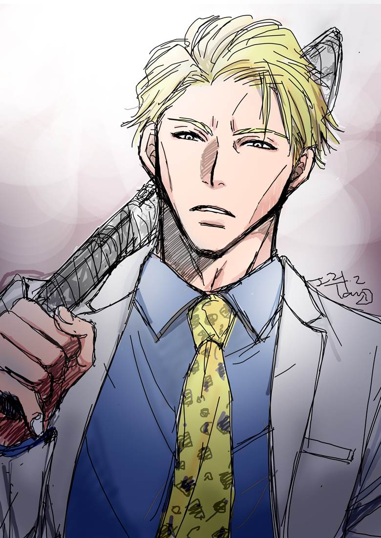 doodle, suit, Jujutsu Kaisen, Kento Nanami