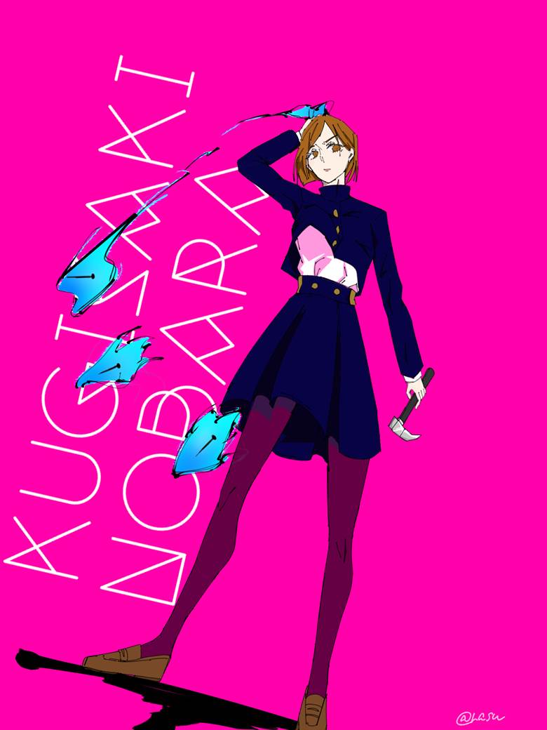 钉崎野蔷薇rasu的咒术回战插画图片