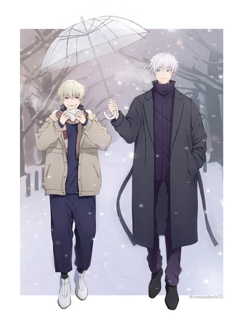 Gojo/Toge, Satoru Gojo, Toge Inumaki, Jujutsu Kaisen