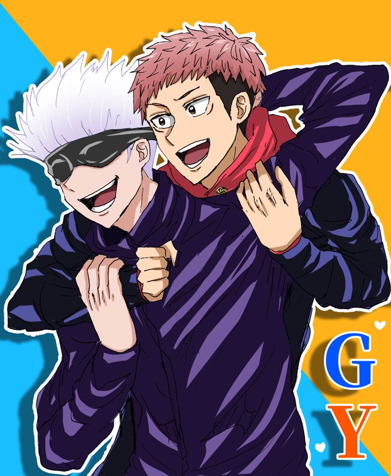 Yuji Itadori, Satoru Gojo, 五条悟×虎杖悠仁, Jujutsu Kaisen
