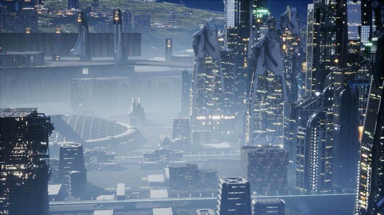 未来都市|MOTOSHI(アンドロメダ)的Pixiv高清风景插画图片