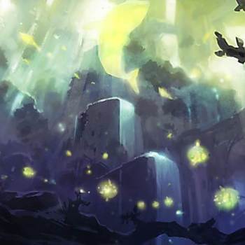 奇幻的风景4K插画