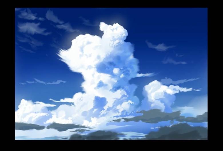 summer, background, scenery, sky, cumulo-nimbus