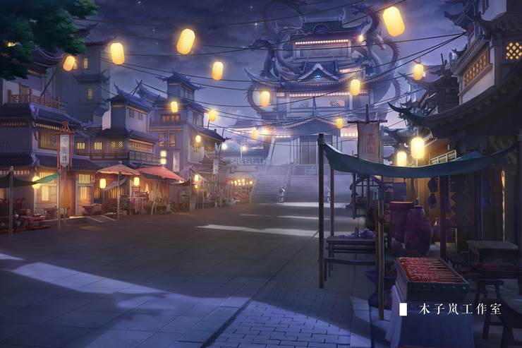 风景, background, scenery, Chinese style, ancient, ancient city, magic, 场景