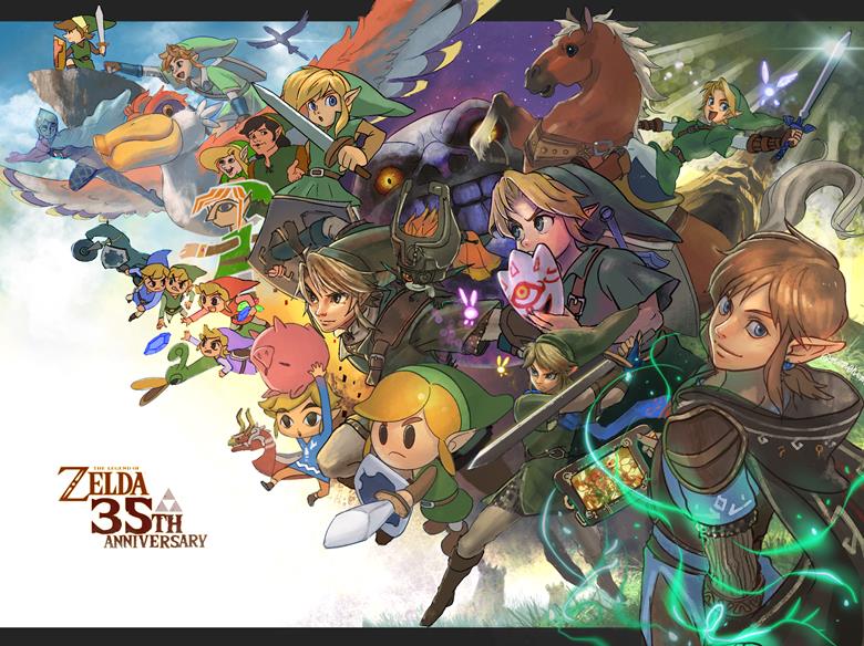 塞尔达传说, 历代林克, skyward sword, 时之笛, The Legend of Zelda: Majora's Mask, twilight princess, 旷野之息, 塞尔达传说 1000收藏