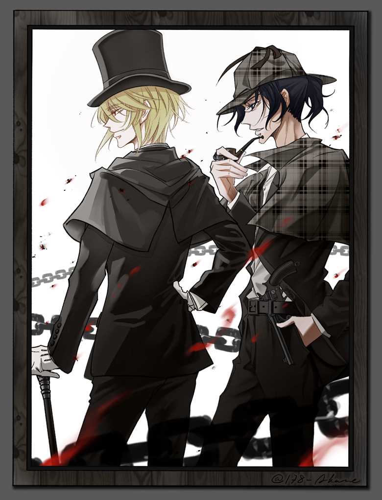 动画片忧国的莫里亚蒂pixiv同人插画图片