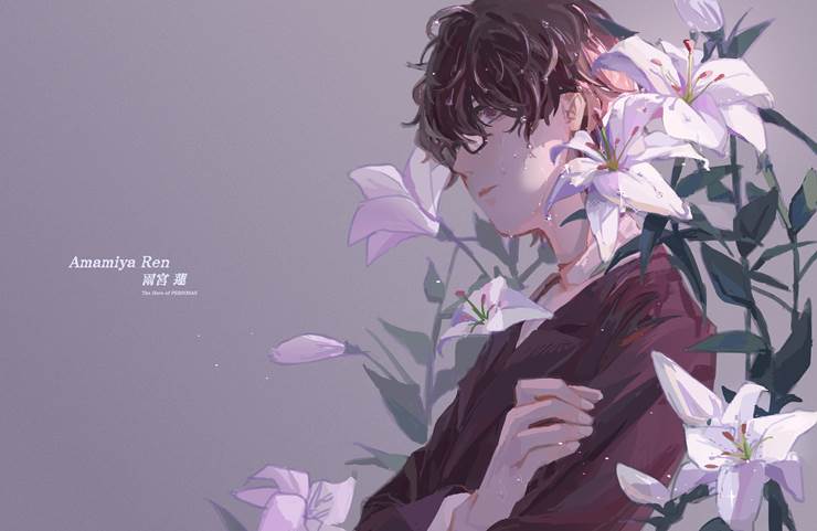 Akira Kurusu, Ren Amamiya, protagonist, Persona 5, Persona 100+ bookmarks