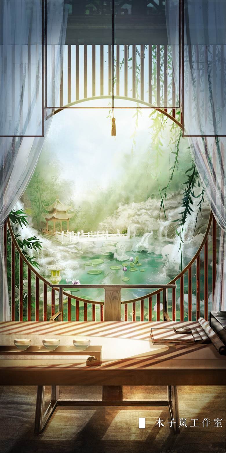 background, scenery, Chinese style, scenery, ancient