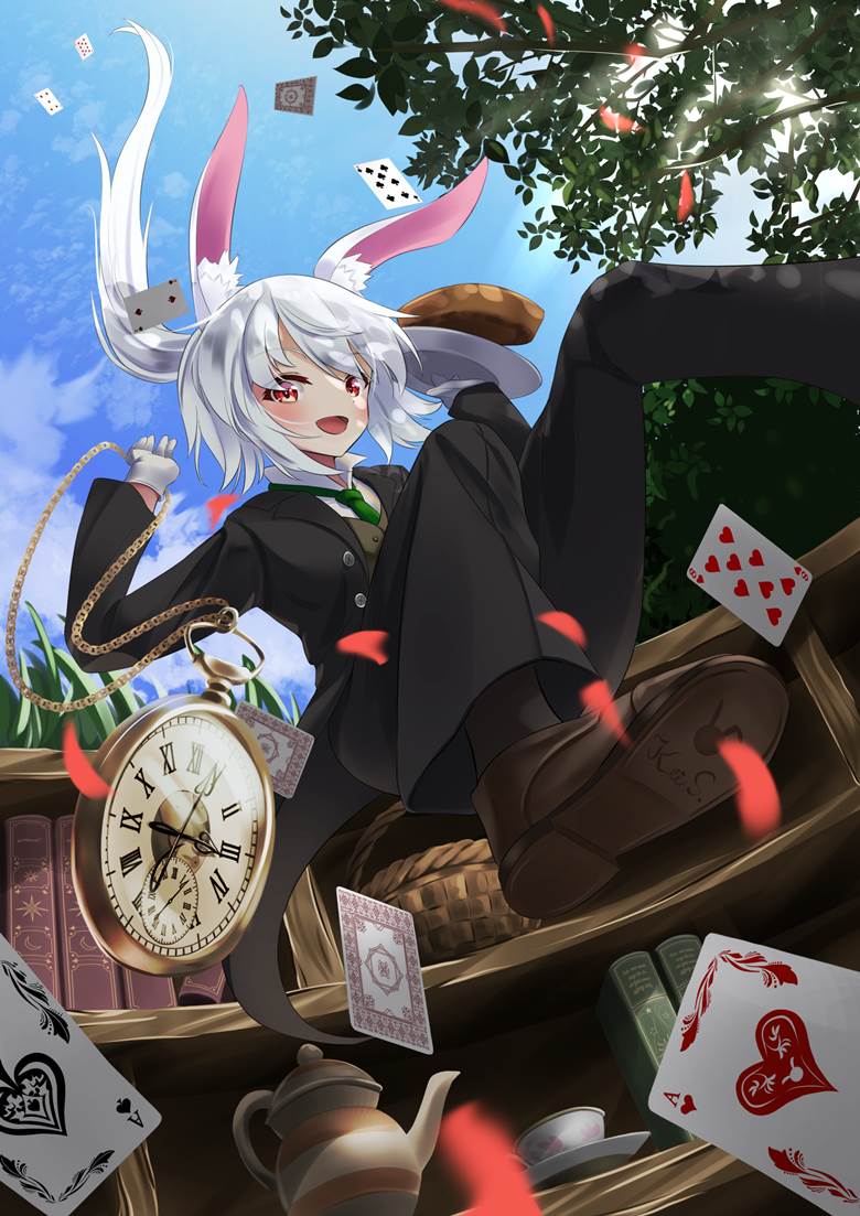 爱丽丝梦游仙境, pocket watch, 兔子