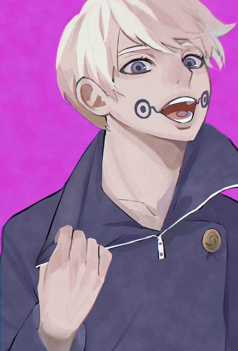 狗卷棘, sketch, i tried drawing this, 插画, Jujutsu Kaisen