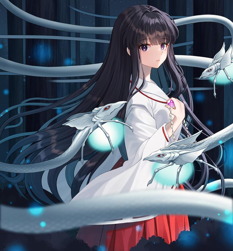 前发ぱっつん,太美了,巫女,桔梗,犬夜叉图片