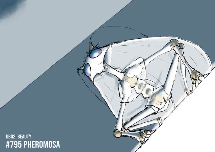Pheromosa|插画师blacknirrow的费洛美螂插画图片