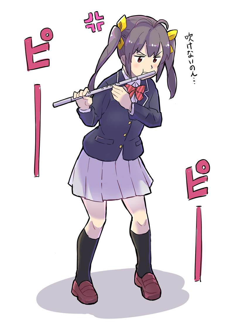 女孩子, 悠哉日常大王, 宫内莲华, 成人化, 双马尾, flute