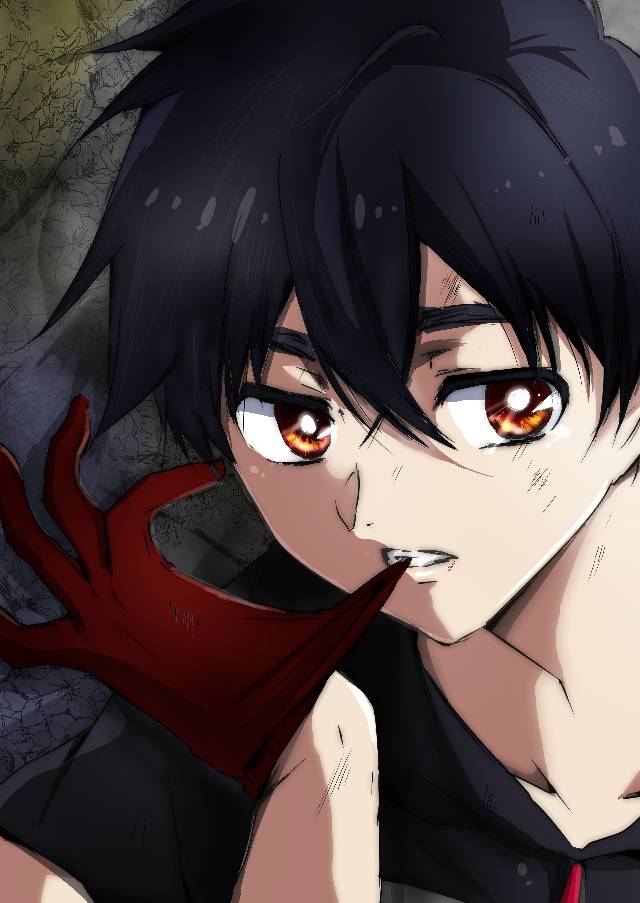 Monster Incidents, Kabane Kusaka, Kohachi Inugami, Shiki Tademaru, Akira, navy blue, Nobimaru, 插画, Mihai