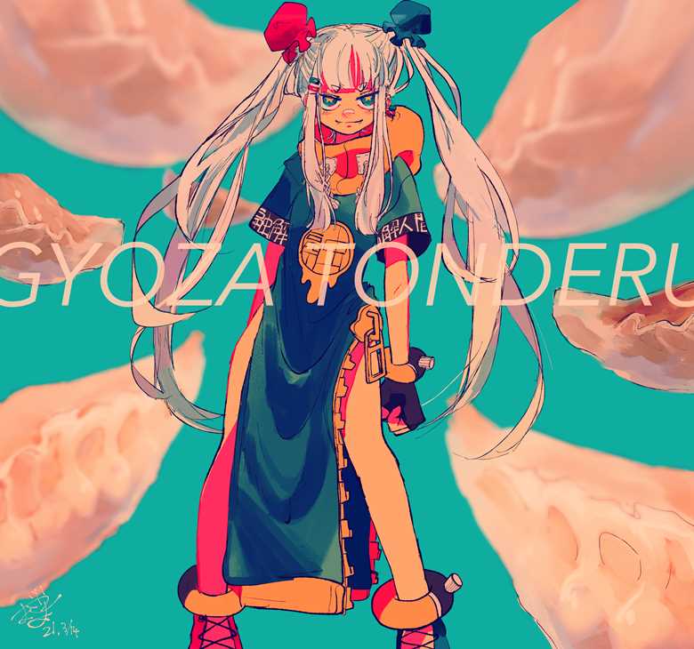 原创, 旗袍, 连帽衫, 双马尾, dumpling, fashion, 女孩子, 白发, Original 500+ bookmarks