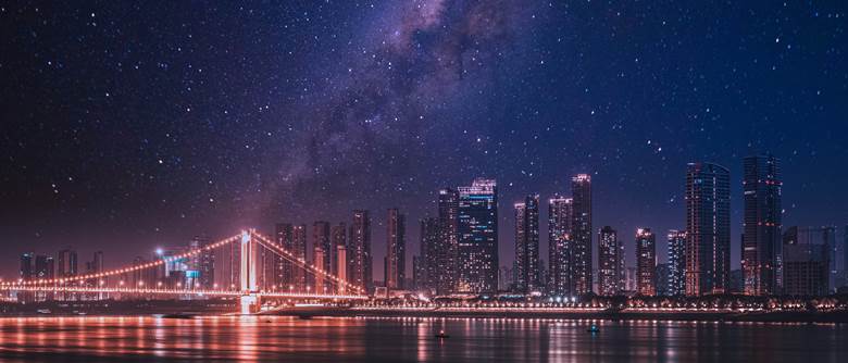 风景, background, materials, night view, starry sky, china