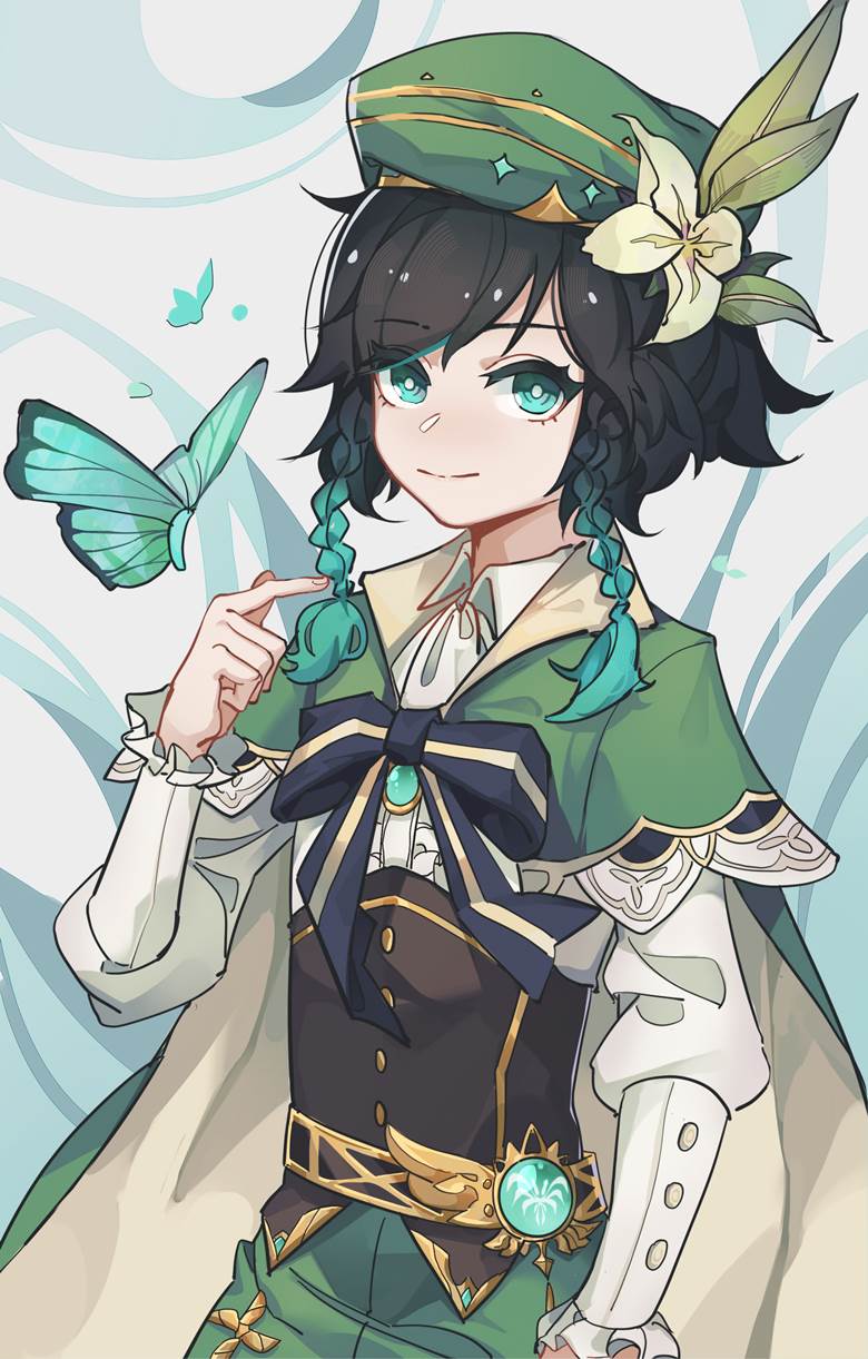 Genshin Impact, original works, doujin, 温迪（原神）, 温迪, 原神100收藏