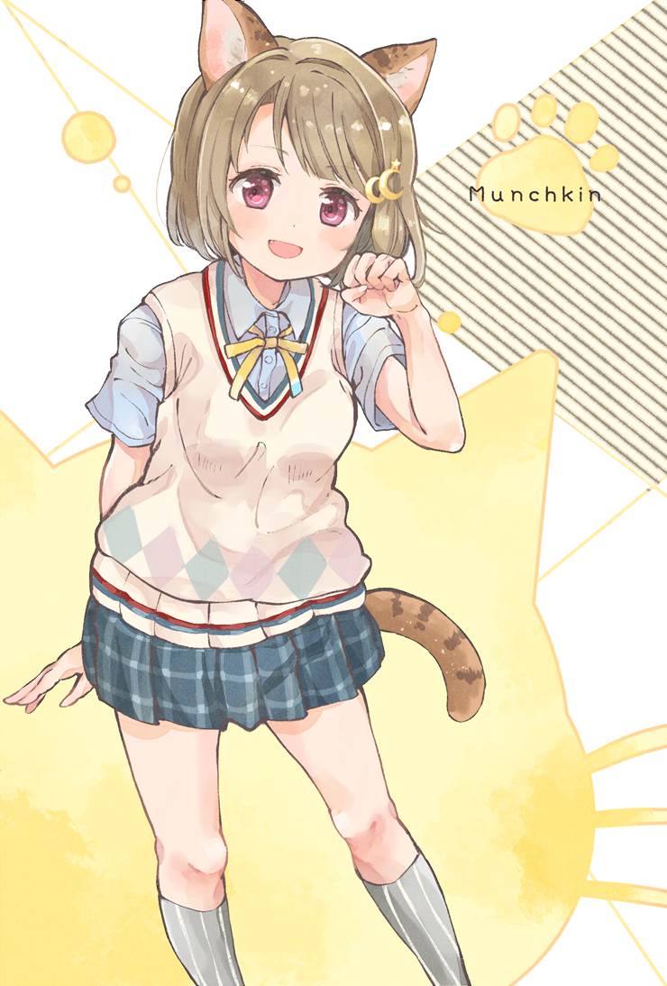 にゃーん|插画师こがねはな的中须霞插画图片