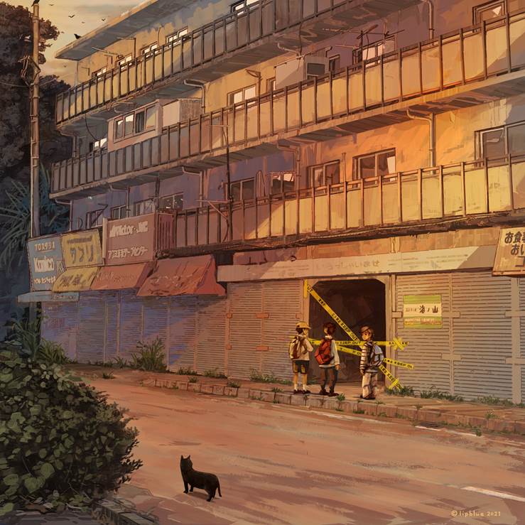 与生俱来的孤独感_P站画师くちびる作品集精选_ID114886