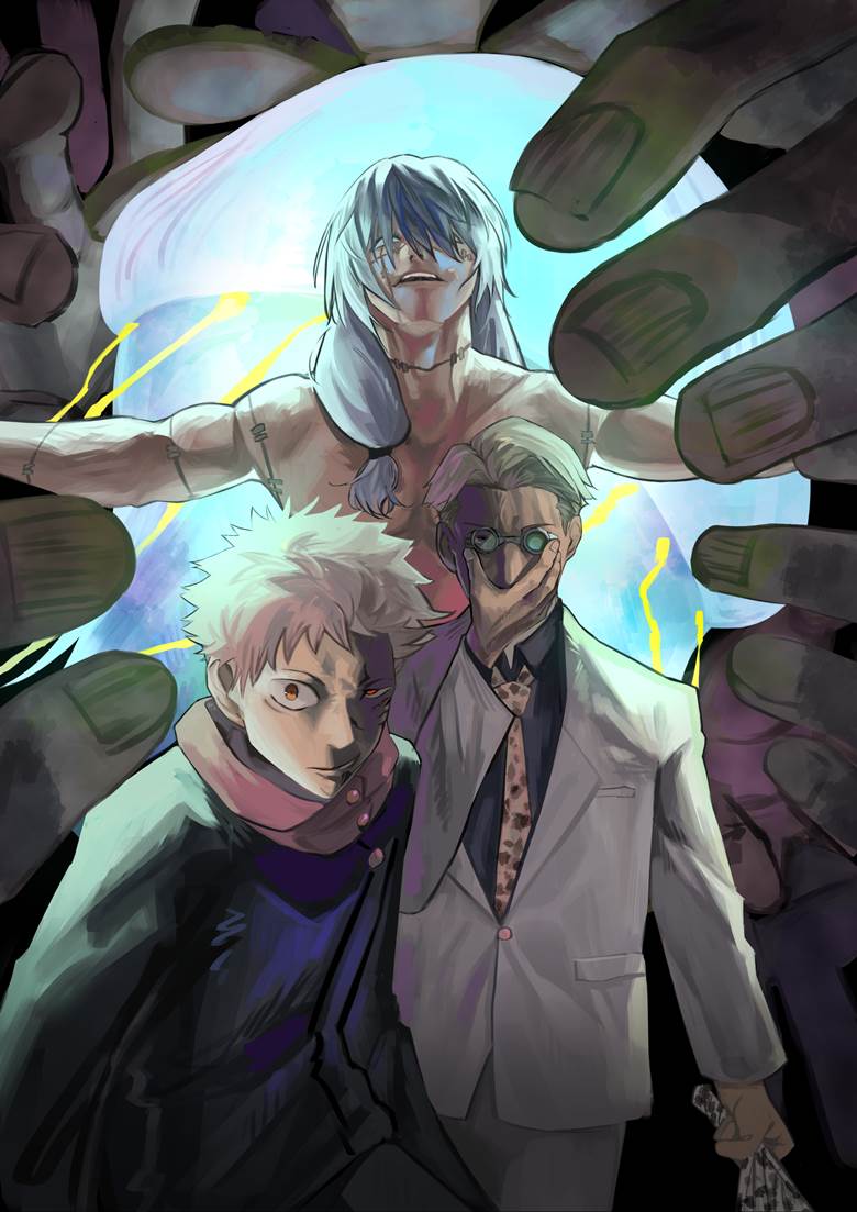 Jujutsu Kaisen, Yuji Itadori, Kento Nanami, Mahito