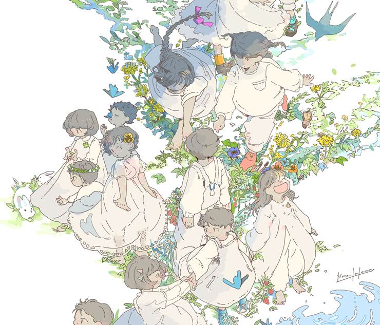 原创, 女孩子, spring, flower, 花和女孩子, Original 500+ bookmarks