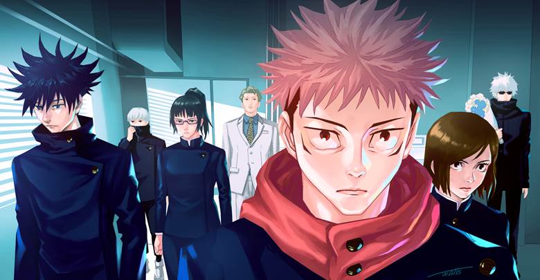 Jujutsu Kaisen, Yuji Itadori, 伏黑惠, Satoru Gojo, Nobara Kugisaki, Kento Nanami, 狗卷棘, 禅院真希