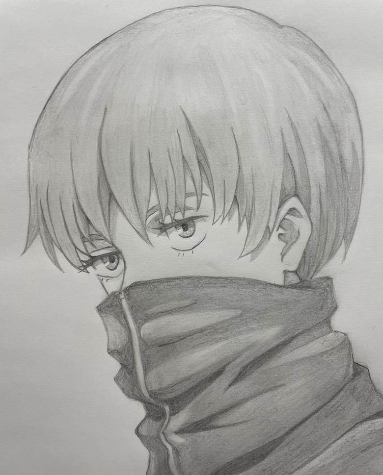 狗卷棘とげまる的咒术回战插画图片