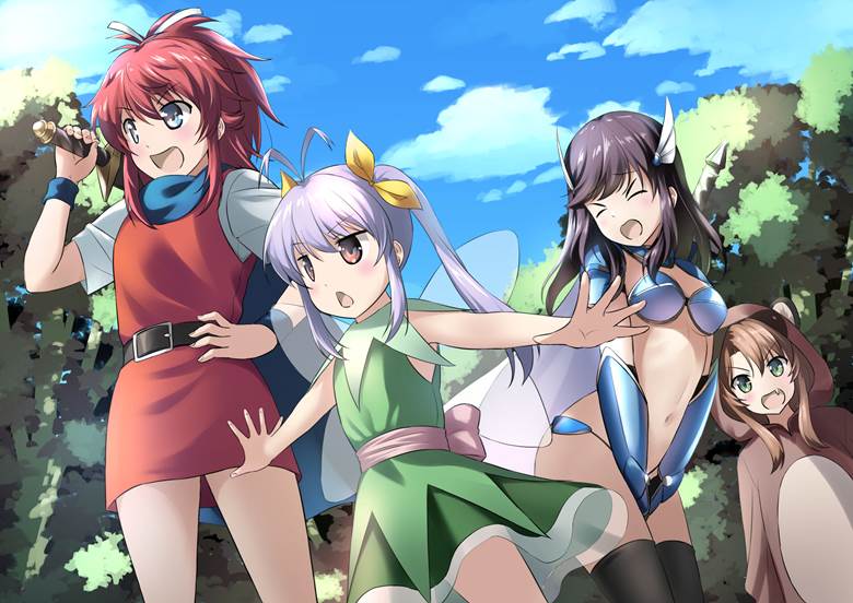 悠哉日常大王, Natsumi Koshigaya, 宫内莲华, Hotaru Ichijou, Komari Koshigaya, 蓝天, 比基尼铠甲