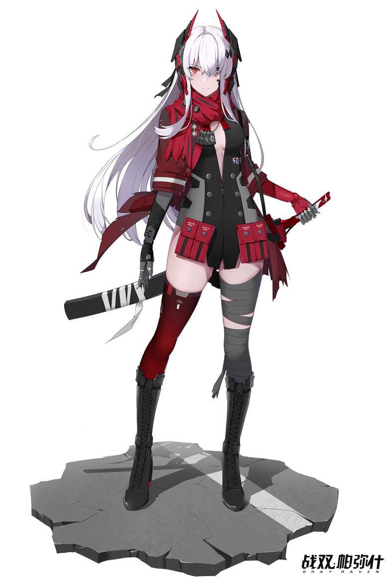 girl, White Hair, mecha girl, Punishing: Gray Raven, Lucia, Lucia: Crimson Abyss