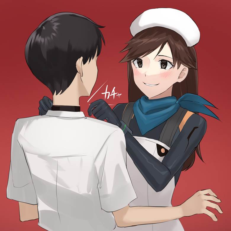 新世纪福音战士插画比赛, Sakura Suzuhara, 新世纪福音战士, Shinji x Sakura (Eva), Sakura Ikari