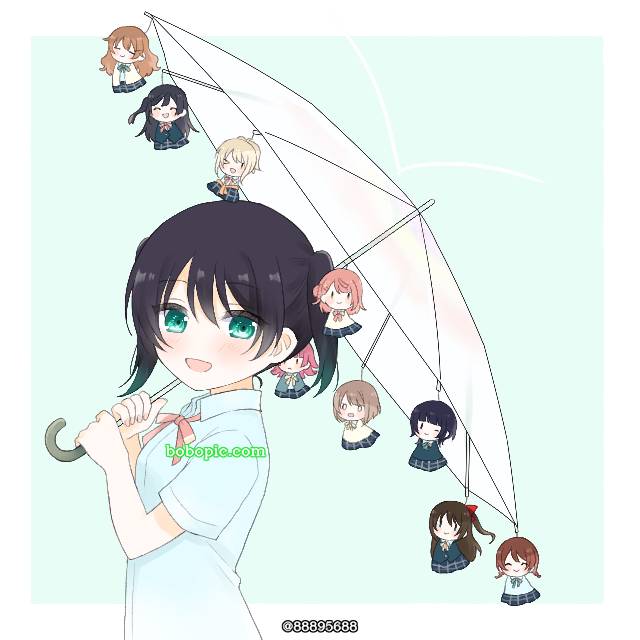 一张LoveLive虹咲学园学园偶像同好会,渡边曜,LoveLive,LoveLive!虹咲学园学园偶像同好会绘画图片