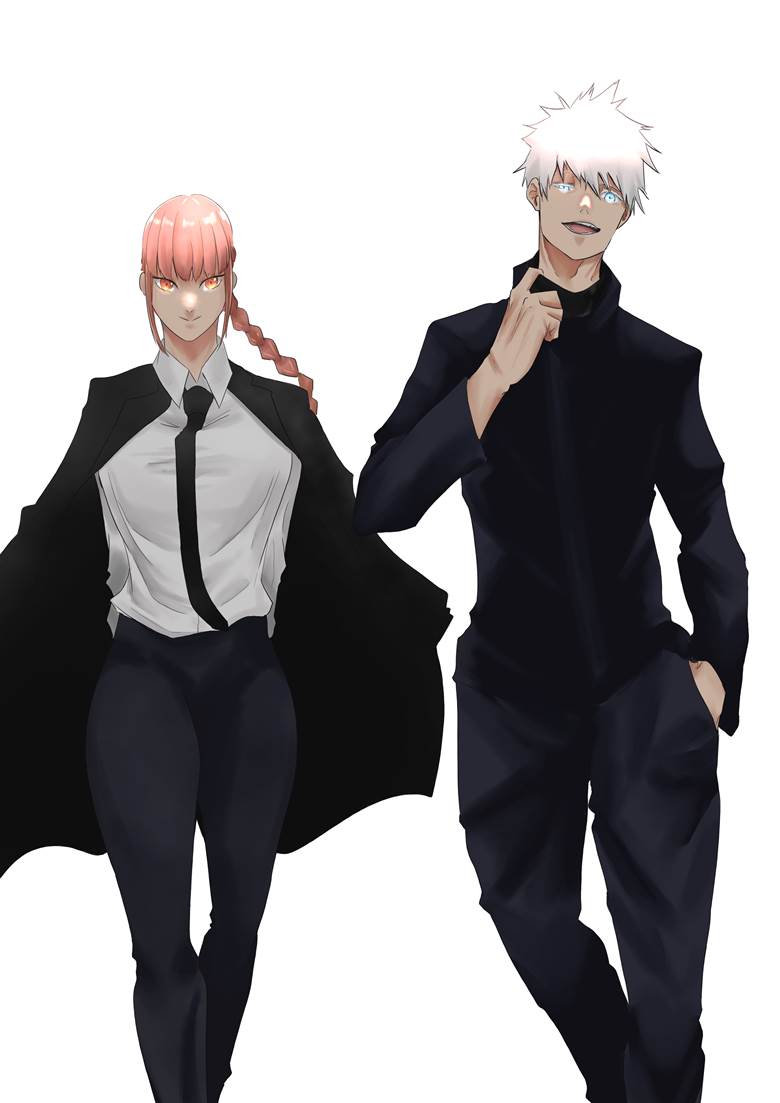 Satoru Gojo, 玛奇玛, Chainsaw Man, Jujutsu Kaisen, Gojo/Makima