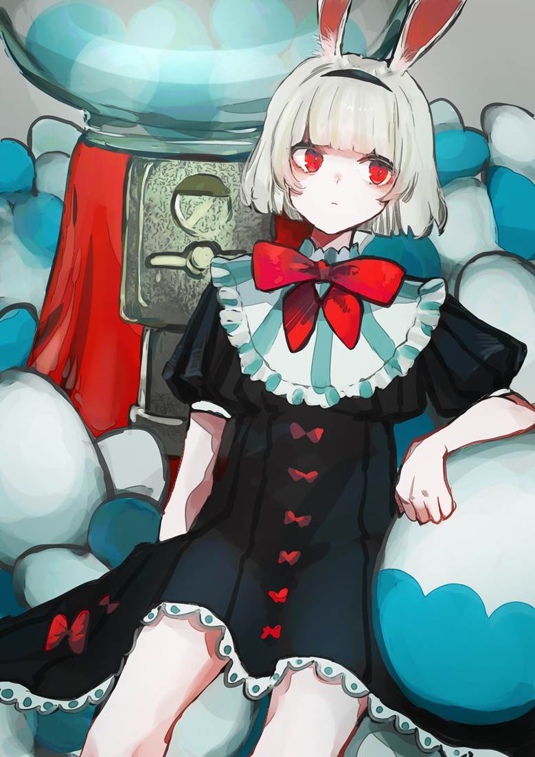 イースター|うねり的波波头女孩pixiv插画图片