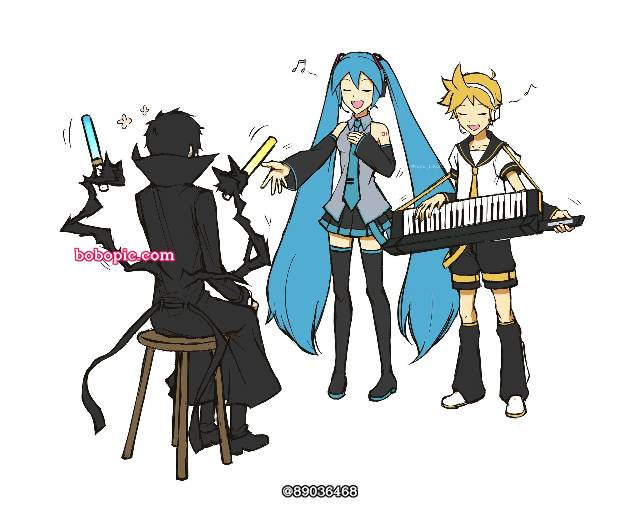 1000users加入书籤,compass,初音未来,芥川龙之介,镜音连图片