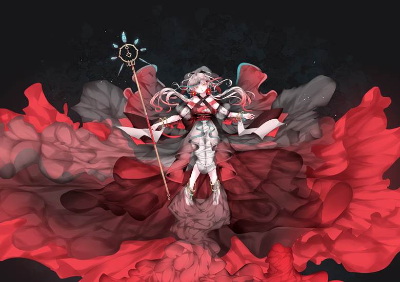 原创, 原创, 女孩子, 金鱼, tropical fish