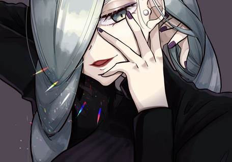 冥冥|オグリ的咒术回战插画图片