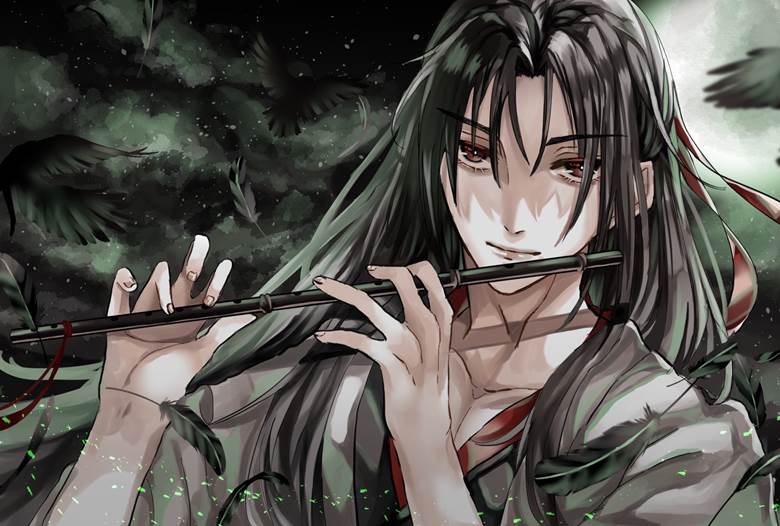 夷陵老祖,魏无羡,魔道祖师插画比赛,魔道祖师图片|尺寸1748x1181 | BoBoPic
