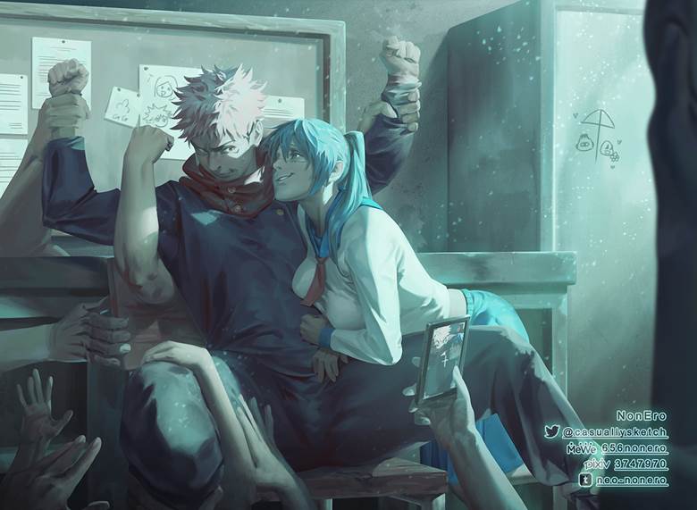 Jujutsu Kaisen, Yuji Itadori, Mahito, Mahito (Jujutsu Kaisen), 咒术回战100收藏, 咒术回战【腐】