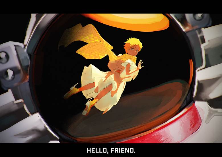 Hello, friend.|uaaaou的旅行者(fate)插画图片